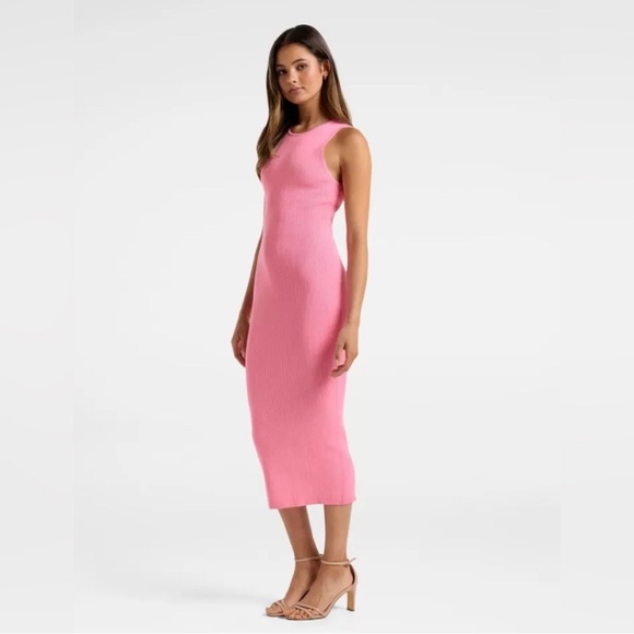 Forever New Knit Bodycon Dress with Cut Out back- size 10 NWOT - Picture 2 of 13